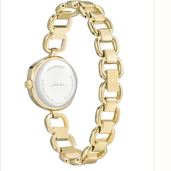 Ettika - Open Circle Bracelet Watch in Gold main image 7